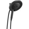 imageDelta Faucet 7Setting In2ition 2in1 Dual Shower Head with ProClean Spray Matte Black Round Shower Head with Hose Hand Held Shower Head 175 GPM Matte Black 58651BL