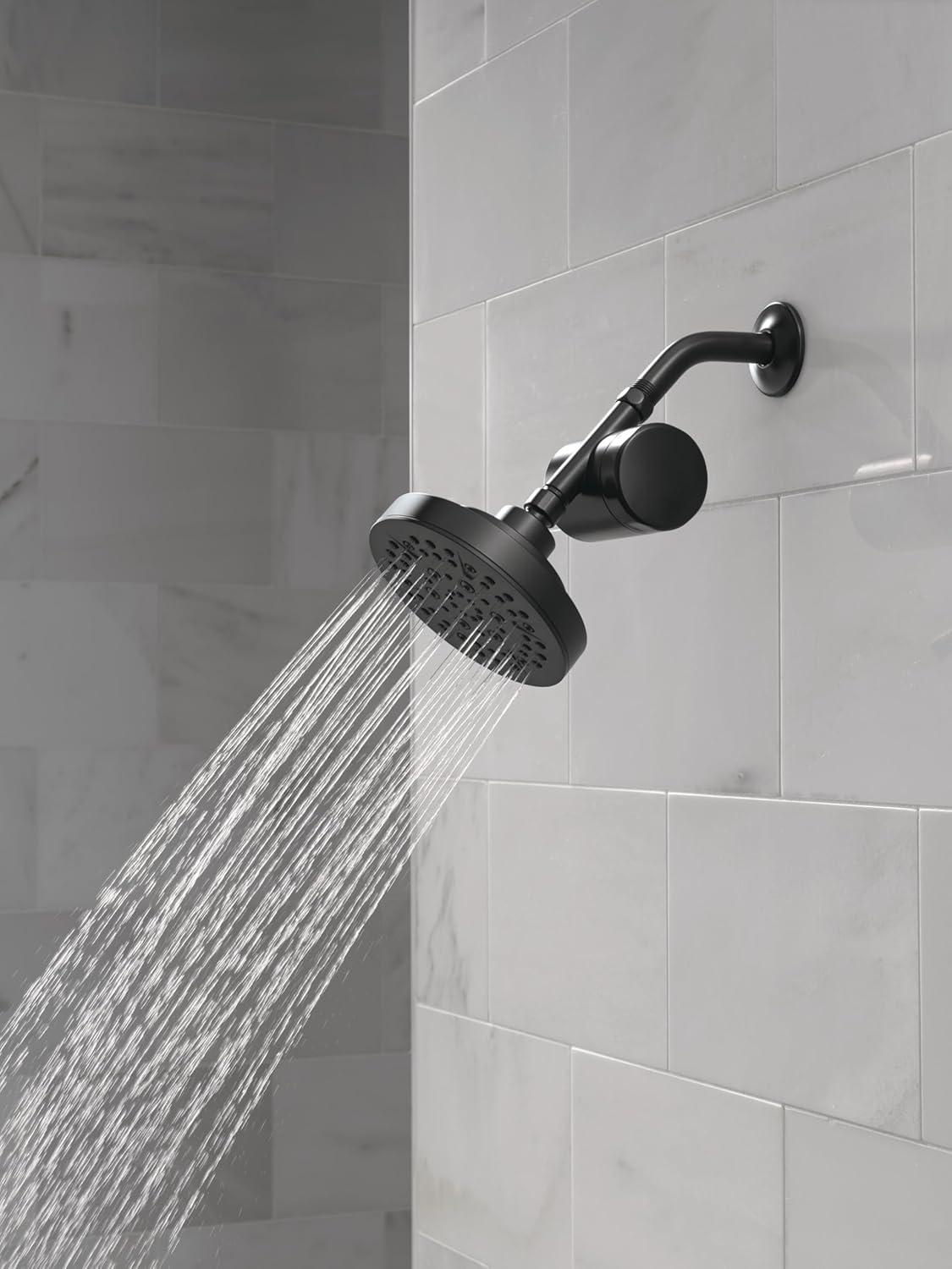 imageDelta Faucet Clarifi Standard Shower Filter Attachment Chrome with Additional Filter CartridgeMatte Black