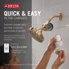imageDelta Faucet Clarifi Standard Shower Filter Attachment Chrome with Additional Filter CartridgeChampagne Bronze