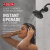 imageDelta Faucet Clarifi Standard Shower Filter Attachment Chrome with Additional Filter CartridgeMatte Black