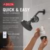 imageDelta Faucet Clarifi Standard Shower Filter Attachment Chrome with Additional Filter CartridgeMatte Black