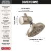 imageDelta Faucet Clarifi Standard Shower Filter Attachment Chrome with Additional Filter CartridgeSatin Nickel