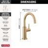 imageDelta Faucet Clarifi Under Sink Reverse Osmosis Water Filter System with Arctic Stainless Traditional Beverage Dispenser FaucetChampagne Bronze