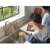 imageDelta Faucet Clarifi Under Sink Reverse Osmosis Water Filter System with Arctic Stainless Traditional Beverage Dispenser FaucetChampagne Bronze