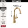imageDelta Faucet Clarifi Under Sink Reverse Osmosis Water Filter System with Arctic Stainless Traditional Beverage Dispenser FaucetChampagne Bronze