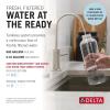 imageDelta Faucet Clarifi Under Sink Reverse Osmosis Water Filter System with Arctic Stainless Traditional Beverage Dispenser FaucetChrome