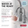 imageDelta Faucet Clarifi Under Sink Reverse Osmosis Water Filter System with Arctic Stainless Traditional Beverage Dispenser FaucetMatte Black