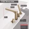imageDELTA FAUCET T4774CZ 4Hole Roman Tub with Handshower Trim DeckMount with Diverter Champagne Bronze