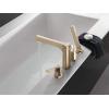 imageDELTA FAUCET T4774CZ 4Hole Roman Tub with Handshower Trim DeckMount with Diverter Champagne Bronze