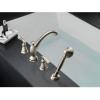 imageDelta Faucet Linden Roman Tub Faucet with Hand Shower  T4794RB  Bathroom Tub Faucet Handles ampamp Hand Shower  Classic Bathroom Accessories  Venetian Bronze Valve Sold Separately