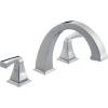 imageDelta Faucet Dryden Roman Tub Faucet  T2751SS  Bathtub Faucet Trim ampamp Handles  Bathroom Accessories  Stainless Valve Sold SeparatelyChrome