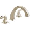 imageDelta Faucet Dryden Roman Tub Faucet  T2751SS  Bathtub Faucet Trim ampamp Handles  Bathroom Accessories  Stainless Valve Sold SeparatelyPolished Nickel
