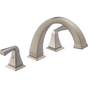 imageDelta Faucet Dryden Roman Tub Faucet  T2751SS  Bathtub Faucet Trim ampamp Handles  Bathroom Accessories  Stainless Valve Sold SeparatelyStainless