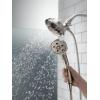 imageDelta Faucet 4Spray H2Okinetic In2ition 2in1 Dual Hand Held Shower Head with Hose and Magnetic Docking Stainless 58471SSPKStainless