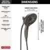 imageDelta Faucet 5Spray In2ition 2in1 Dual Hand Held Shower Head with Hose H2Okinetic Handheld Shower Head with Magnetic Docking Gold Handheld Shower Heads Lumicoat Champagne Bronze 58620CZPRPKLumicoat Black Stainless