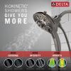 imageDelta Faucet 5Spray In2ition 2in1 Dual Hand Held Shower Head with Hose H2Okinetic Handheld Shower Head with Magnetic Docking Gold Handheld Shower Heads Lumicoat Champagne Bronze 58620CZPRPKLumicoat Black Stainless