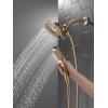 imageDelta Faucet 5Spray In2ition 2in1 Dual Hand Held Shower Head with Hose H2Okinetic Handheld Shower Head with Magnetic Docking Gold Handheld Shower Heads Lumicoat Champagne Bronze 58620CZPRPKLumicoat Champagne