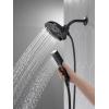 imageDelta Faucet 5Spray In2ition 2in1 Dual Hand Held Shower Head with Hose Oil Rubbed Bronze 58620RB25PKMatte Black
