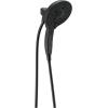 imageDelta Faucet 5Spray In2ition 2in1 Dual Hand Held Shower Head with Hose Oil Rubbed Bronze 58620RB25PKMatte Black
