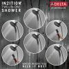 imageDelta Faucet 5Spray In2ition 2in1 Dual Hand Held Shower Head with Hose Oil Rubbed Bronze 58620RB25PKMatte Black