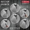 imageDelta Faucet 5Spray In2ition 2in1 Dual Hand Held Shower Head with Hose Oil Rubbed Bronze 58620RB25PKMatte Black
