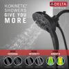 imageDelta Faucet 5Spray In2ition 2in1 Dual Hand Held Shower Head with Hose Oil Rubbed Bronze 58620RB25PKMatte Black