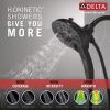 imageDelta Faucet 5Spray In2ition 2in1 Dual Hand Held Shower Head with Hose Oil Rubbed Bronze 58620RB25PKMatte Black
