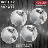imageDelta Faucet 5Spray In2ition 2in1 Dual Shower Head with HandHeld Spray Black Hand Held Shower Head with Hose Handheld Shower Heads 25 GPM Shower Head Matte Black 58569BL25PKChrome