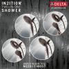 imageDelta Faucet 5Spray In2ition 2in1 Dual Shower Head with HandHeld Spray Brushed Nickel Hand Held Shower Head with Hose Handheld Shower Heads 175 GPM Shower Lumicoat Stainless 58569SSPRPKVenetian Bronze