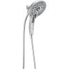 imageDelta Faucet 5Spray In2ition 2in1 Dual Hand Held Shower Head with Hose Oil Rubbed Bronze 58620RB25PKChrome