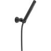 imageDelta Faucet Trinsic Single Spray WallMount Hand Shower Hand Held Shower with Hose Black Handheld Shower Head Hand Shower Handheld Shower Matte Black 55085BLMatte Black