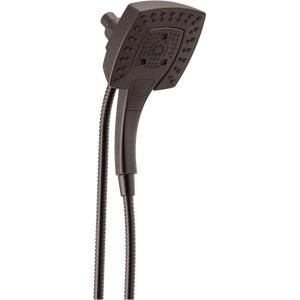 imageDelta Faucet 5Setting In2ition 2in1 Dual Hand Held Shower Head with Hose Oil Rubbed Bronze Shower Head Handheld Combo Magnetic Docking Handheld Shower Head 175 GPM Venetian Bronze 58474RB
