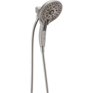 imageDelta Faucet 5Spray In2ition 2in1 Dual Hand Held Shower Head with Hose Oil Rubbed Bronze 58620RB25PKStainless