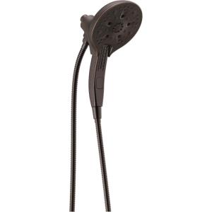 imageDelta Faucet 5Spray In2ition 2in1 Dual Hand Held Shower Head with Hose Oil Rubbed Bronze 58620RB25PKVenetian Bronze