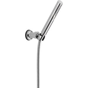 imageDelta Faucet Trinsic Single Spray WallMount Hand Shower Hand Held Shower with Hose Black Handheld Shower Head Hand Shower Handheld Shower Matte Black 55085BLChrome