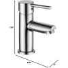imageDELTA 559LFPP Trinsic Single Hole 725 x 600 x 625 inches ChromeChrome