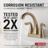 imageDelta Faucet Arvo Gold Bathroom Faucet Centerset Bathroom Faucet Gold Bathroom Sink Faucet Drain Assembly Included Champagne Bronze 25840LFCZ