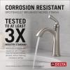 imageDelta Faucet Geist Matte Black Bathroom Faucet Single Hole Bathroom Faucet Black Black Bathroom Faucets for Sink 1 Hole Bathroom Sink Faucet Drain Assembly Included Matte Black 15864LFBLSpotShield