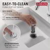 imageDelta Faucet Geist Matte Black Bathroom Faucet Single Hole Bathroom Faucet Black Black Bathroom Faucets for Sink 1 Hole Bathroom Sink Faucet Drain Assembly Included Matte Black 15864LFBLChrome