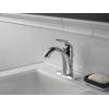 imageDelta Faucet Lahara Single Hole Bathroom Faucet Brushed Nickel Single Handle Bathroom Faucet Diamond Seal Technology Drain Assembly Stainless 538SSMPUDSTChrome