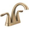 imageDelta Faucet Arvo Gold Bathroom Faucet Centerset Bathroom Faucet Gold Bathroom Sink Faucet Drain Assembly Included Champagne Bronze 25840LFCZ