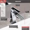 imageDelta Faucet Ara Single Hole Bathroom Faucet Brushed Nickel Waterfall Faucet Single Handle Metal Drain Assembly Stainless 568LFSSMPU 763 x 156 x 519 inchesChrome