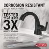 imageDelta Faucet Arvo PullDown Single Hole Bathroom Faucet Matte Black Bathroom Sink Faucet Bathroom Faucet with Pull Out Sprayer Single Handle Bathroom Faucet Matte Black 15840LFBLPD