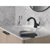 imageDelta Faucet Arvo PullDown Single Hole Bathroom Faucet Matte Black Bathroom Sink Faucet Bathroom Faucet with Pull Out Sprayer Single Handle Bathroom Faucet Matte Black 15840LFBLPD