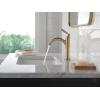 imageDelta Faucet Saylor Single Hole Bathroom Faucet Gold Bathroom Faucet Single Handle Bathroom Sink Faucet Diamond Seal Technology Drain Assembly Champagne Bronze 535CZMPUDSTChampagne Bronze