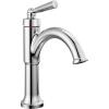 imageDelta Faucet Saylor Single Hole Bathroom Faucet Gold Bathroom Faucet Single Handle Bathroom Sink Faucet Diamond Seal Technology Drain Assembly Champagne Bronze 535CZMPUDSTChrome