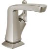 imageDelta Faucet Vesna Matte Black Bathroom Faucet Single Hole Bathroom Faucet Single Handle Bathroom Faucet Drain Assembly Matte Black 15789LFBLSpotshield Brushed Nickel