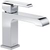 imageDELTA 567LFBLMPU Ara Single Hole 12 GPM Water Flow Matte BlackChrome
