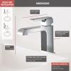 imageDELTA 567LFBLMPU Ara Single Hole 12 GPM Water Flow Matte BlackChrome