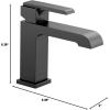 imageDELTA 567LFBLMPU Ara Single Hole 12 GPM Water Flow Matte BlackMatte Black
